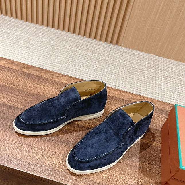 LP OPEN WALK LOAFERS NAVY SUEDE
