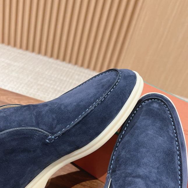 LP OPEN WALK LOAFERS NAVY SUEDE