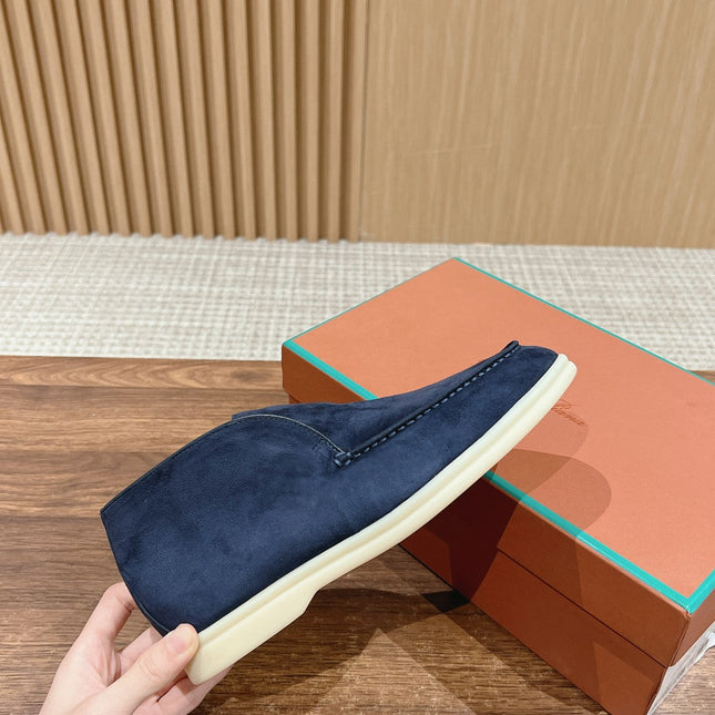 LP OPEN WALK LOAFERS NAVY SUEDE