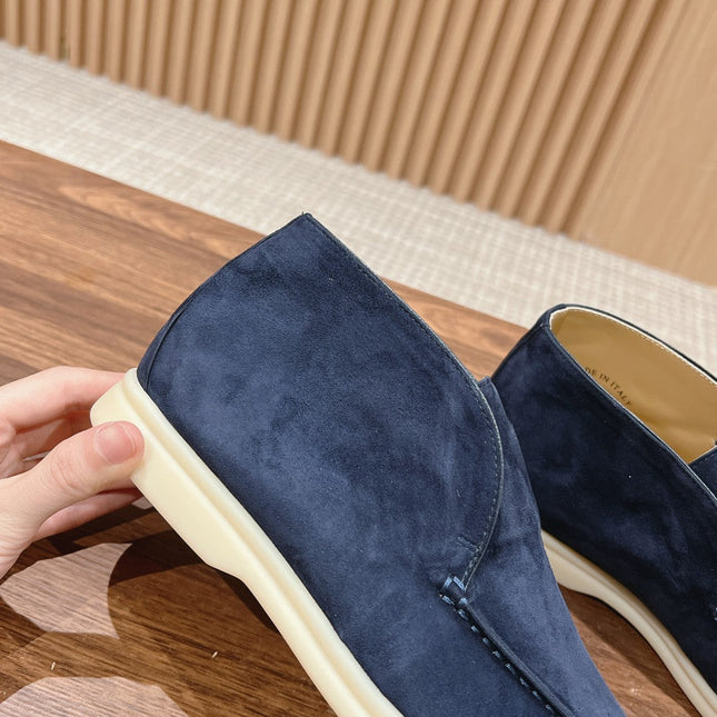 LP OPEN WALK LOAFERS NAVY SUEDE