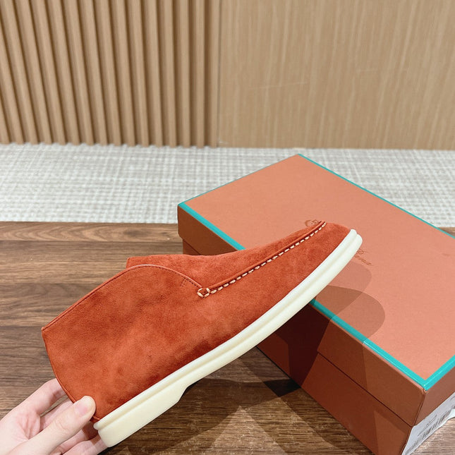 LP OPEN WALK LOAFERS FIRE SUEDE