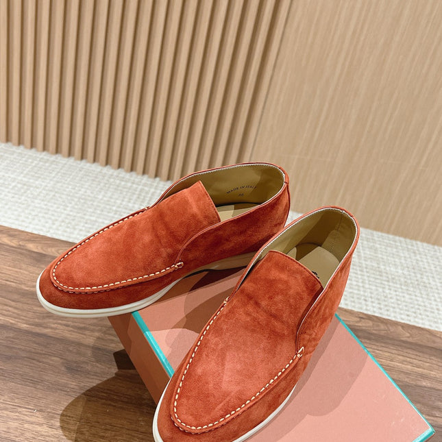 LP OPEN WALK LOAFERS FIRE SUEDE