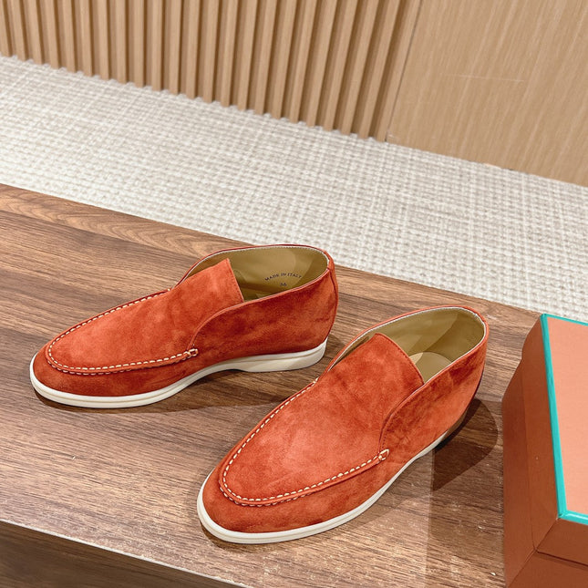LP OPEN WALK LOAFERS FIRE SUEDE