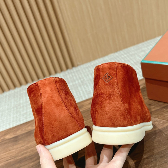 LP OPEN WALK LOAFERS FIRE SUEDE