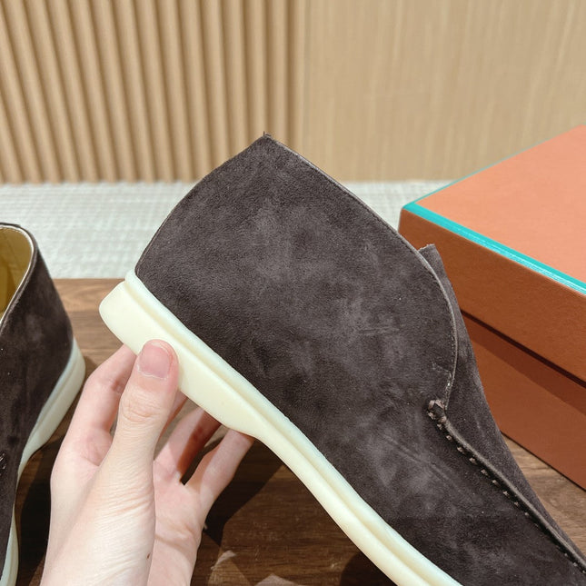 LP OPEN WALK LOAFERS ASH BROWN SUEDE