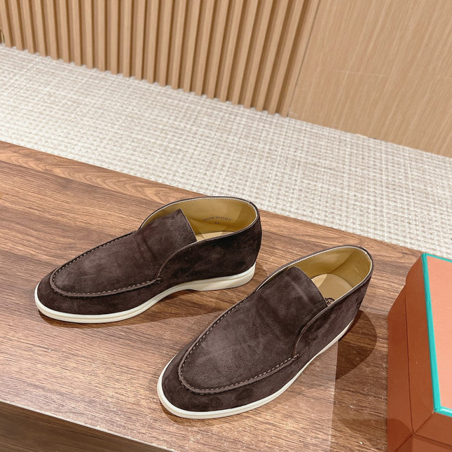 LP OPEN WALK LOAFERS ASH BROWN SUEDE