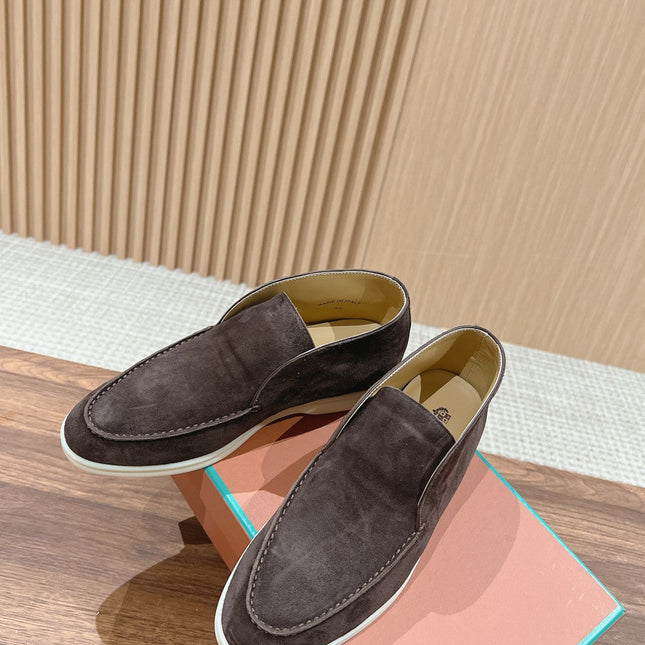 LP OPEN WALK LOAFERS ASH BROWN SUEDE
