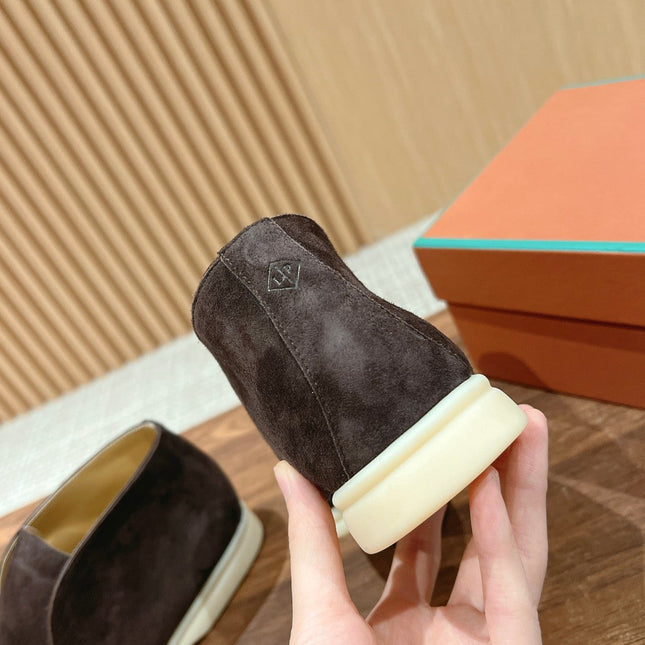 LP OPEN WALK LOAFERS ASH BROWN SUEDE