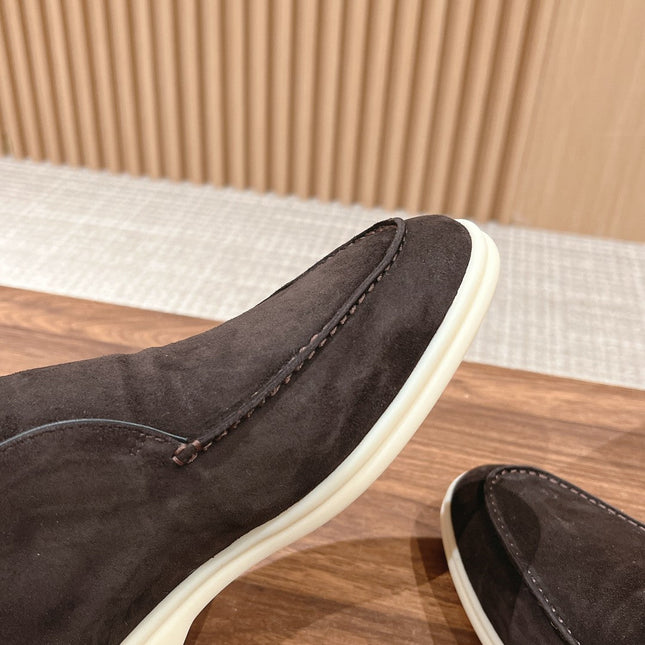 LP OPEN WALK LOAFERS CHARCOAL SUEDE