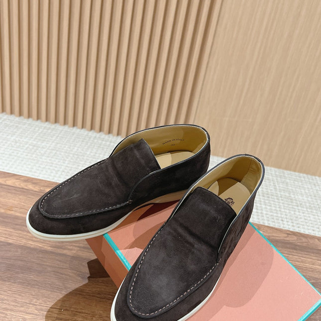 LP OPEN WALK LOAFERS CHARCOAL SUEDE