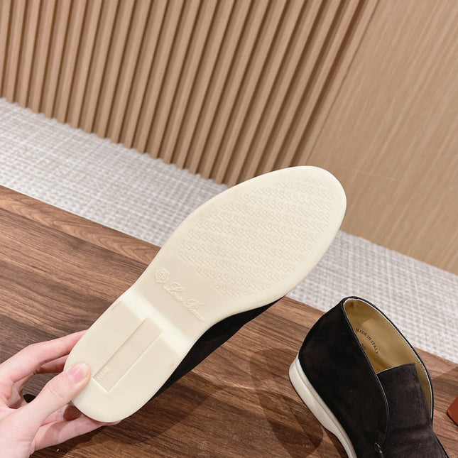 LP OPEN WALK LOAFERS CHARCOAL SUEDE