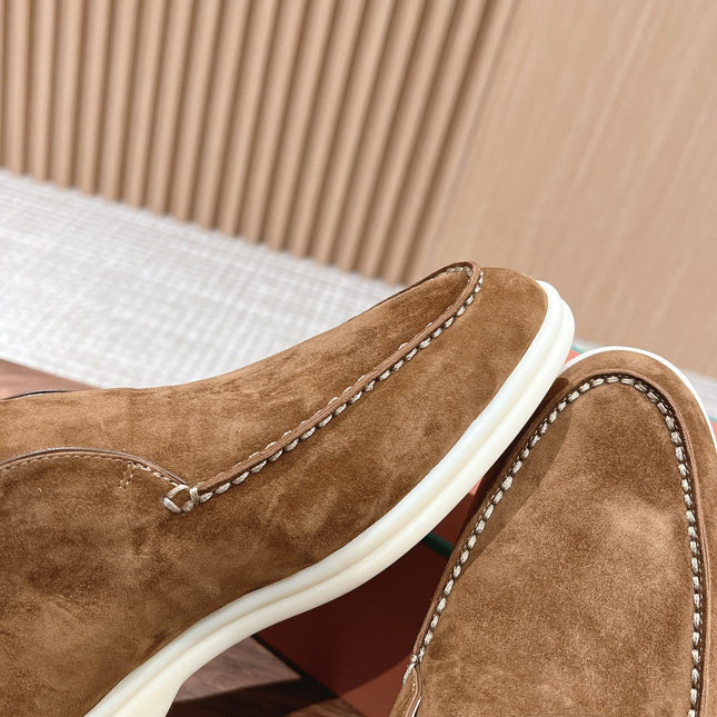 LP OPEN WALK LOAFERS SEPIA SUEDE