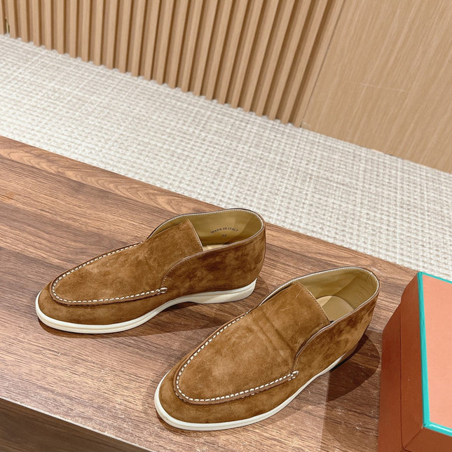 LP OPEN WALK LOAFERS SEPIA SUEDE