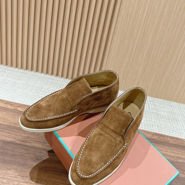 LP OPEN WALK LOAFERS SEPIA SUEDE