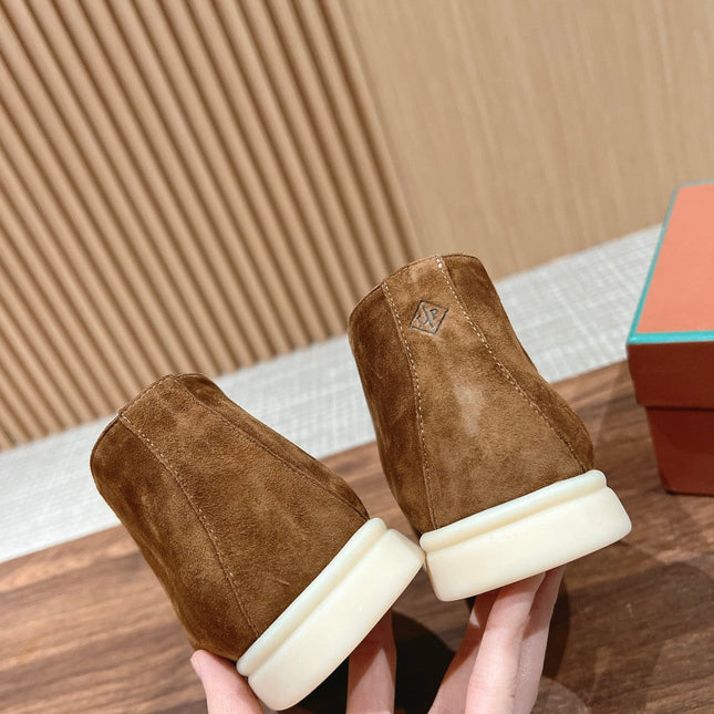 LP OPEN WALK LOAFERS SEPIA SUEDE