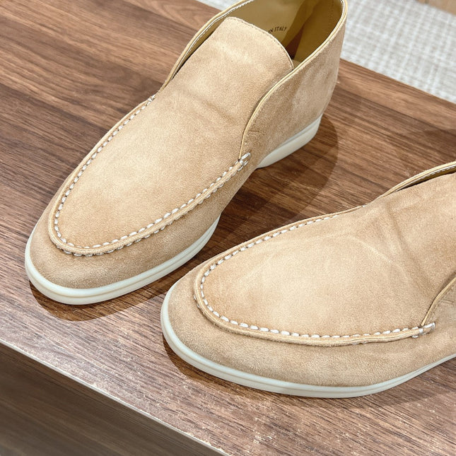 LP OPEN WALK LOAFERS CREAM SUEDE