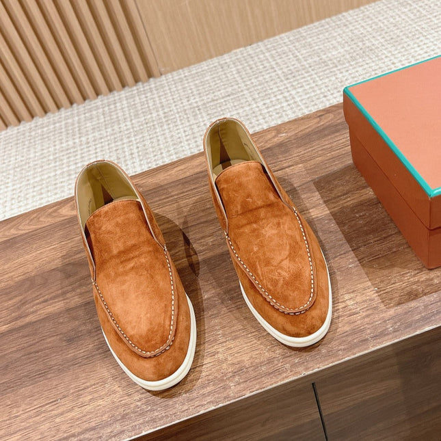 LP OPEN WALK LOAFERS BRIGHT BROWN SUEDE