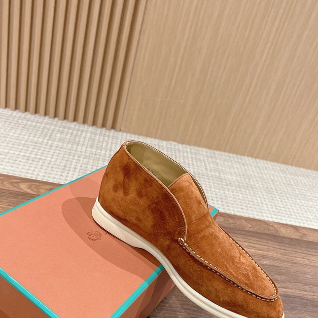 LP OPEN WALK LOAFERS BRIGHT BROWN SUEDE