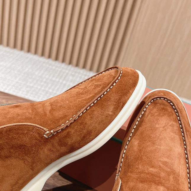LP OPEN WALK LOAFERS BRIGHT BROWN SUEDE
