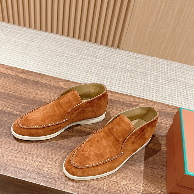 LP OPEN WALK LOAFERS BRIGHT BROWN SUEDE