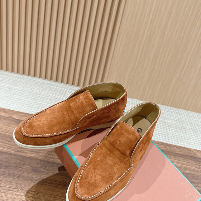 LP OPEN WALK LOAFERS BRIGHT BROWN SUEDE
