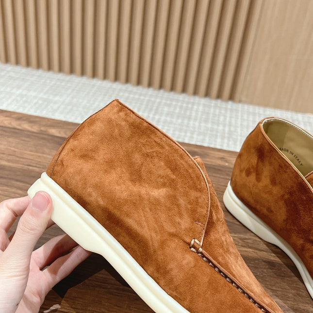 LP OPEN WALK LOAFERS BRIGHT BROWN SUEDE