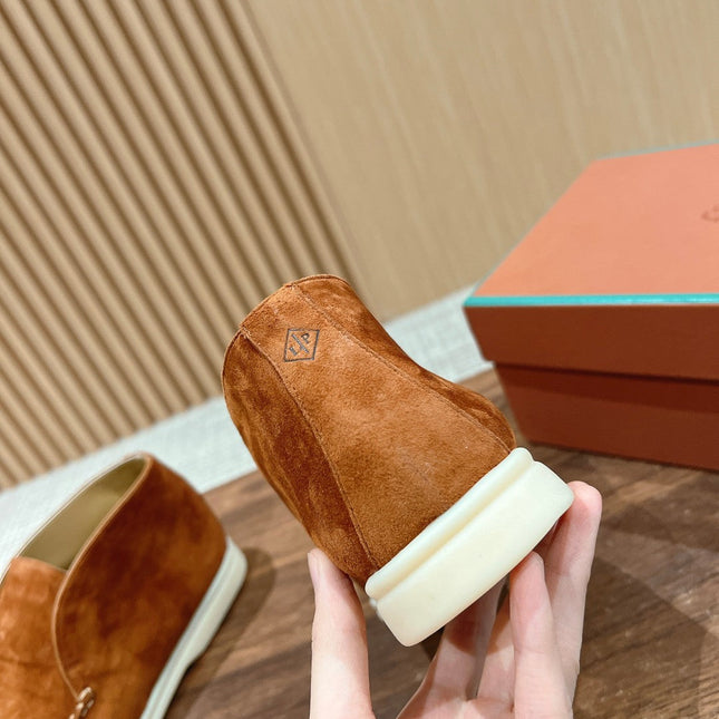 LP OPEN WALK LOAFERS BRIGHT BROWN SUEDE