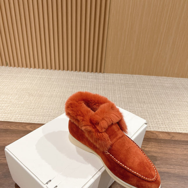 LP CLASSIC SUMMER CHARMS WALK LOAFERS BURNT ORANGE CALFSKIN