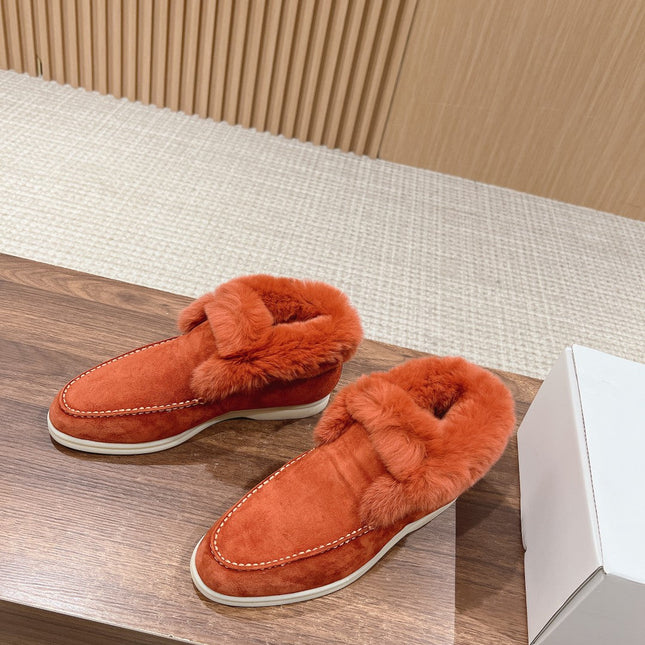 LP CLASSIC SUMMER CHARMS WALK LOAFERS BURNT ORANGE CALFSKIN