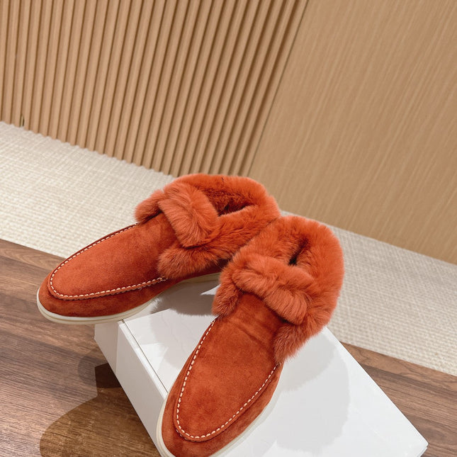 LP CLASSIC SUMMER CHARMS WALK LOAFERS BURNT ORANGE CALFSKIN