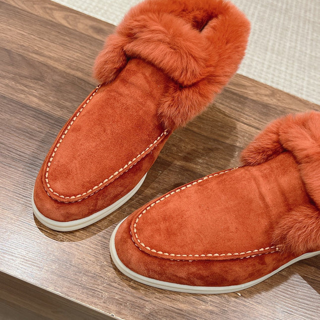 LP CLASSIC SUMMER CHARMS WALK LOAFERS BURNT ORANGE CALFSKIN