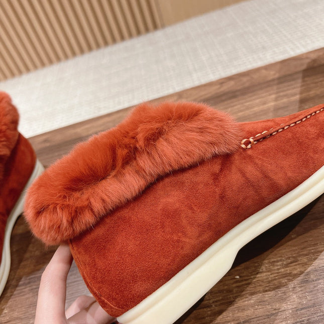 LP CLASSIC SUMMER CHARMS WALK LOAFERS BURNT ORANGE CALFSKIN