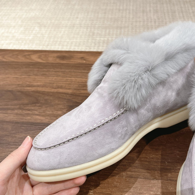 LP CLASSIC SUMMER CHARMS WALK LOAFERS BRIGHT GRAY CALFSKIN