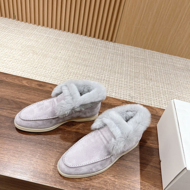 LP CLASSIC SUMMER CHARMS WALK LOAFERS BRIGHT GRAY CALFSKIN