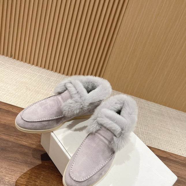 LP CLASSIC SUMMER CHARMS WALK LOAFERS BRIGHT GRAY CALFSKIN