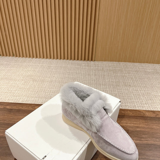 LP CLASSIC SUMMER CHARMS WALK LOAFERS BRIGHT GRAY CALFSKIN