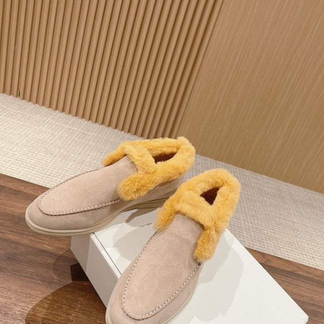 LP CLASSIC SUMMER CHARMS WALK LOAFERS KHAKI CALFSKIN