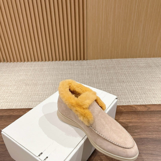 LP CLASSIC SUMMER CHARMS WALK LOAFERS KHAKI CALFSKIN