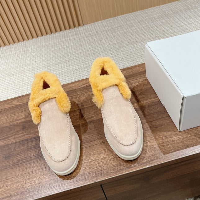 LP CLASSIC SUMMER CHARMS WALK LOAFERS KHAKI CALFSKIN