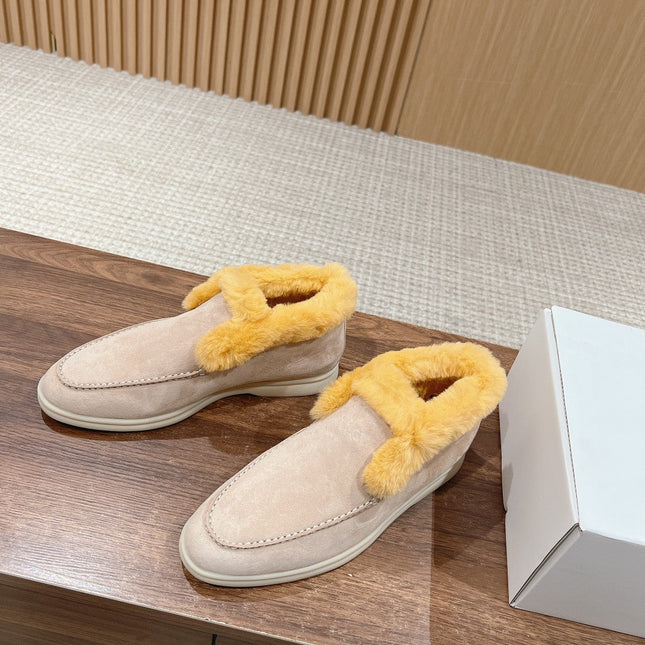 LP CLASSIC SUMMER CHARMS WALK LOAFERS KHAKI CALFSKIN