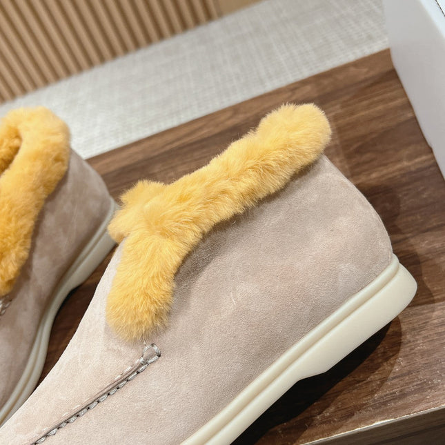 LP CLASSIC SUMMER CHARMS WALK LOAFERS KHAKI CALFSKIN