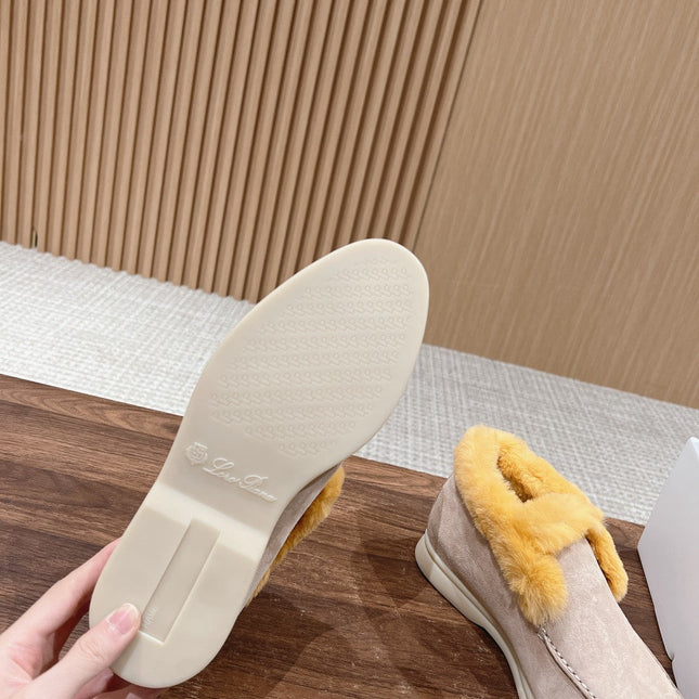 LP CLASSIC SUMMER CHARMS WALK LOAFERS KHAKI CALFSKIN