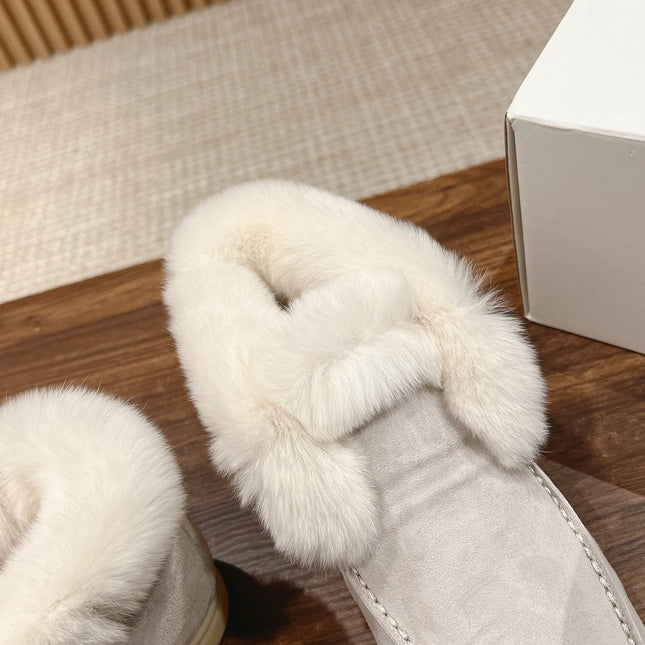 LP CLASSIC SUMMER CHARMS WALK LOAFERS LIGHT GRAY CALFSKIN