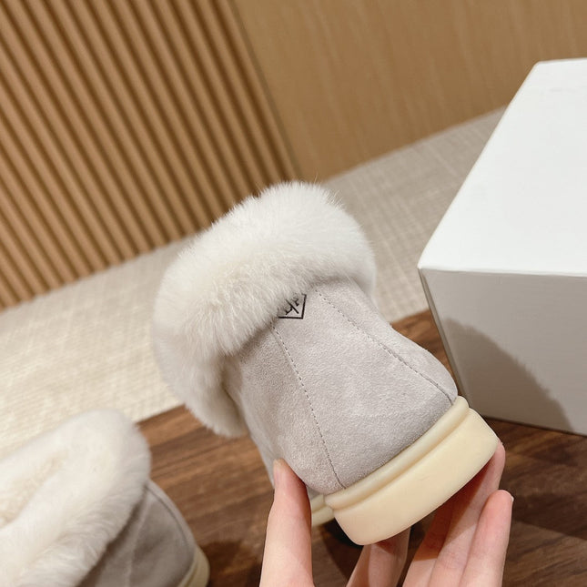 LP CLASSIC SUMMER CHARMS WALK LOAFERS LIGHT GRAY CALFSKIN