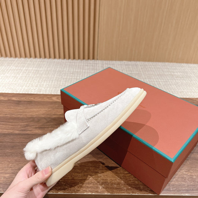 LP SUMMER CHARMS WALK LOAFERS LIGHT GRAY FLEECE