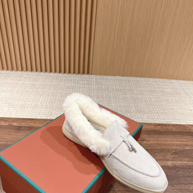 LP SUMMER CHARMS WALK LOAFERS LIGHT GRAY FLEECE