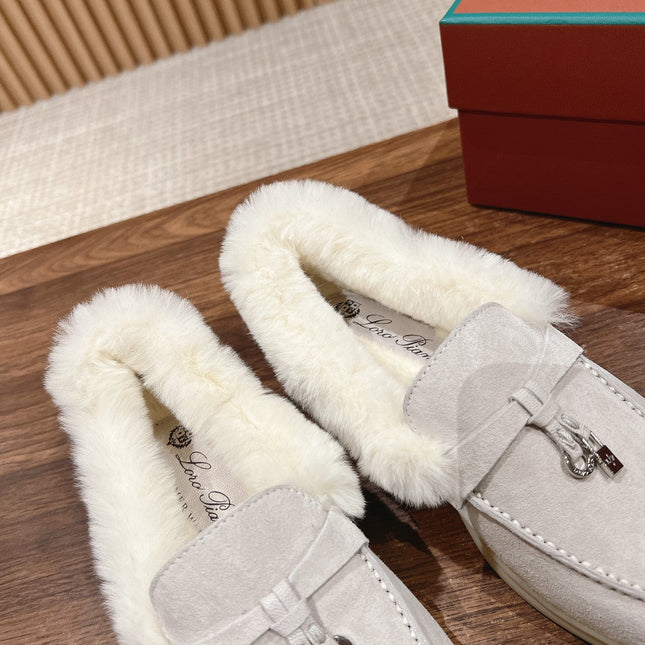 LP SUMMER CHARMS WALK LOAFERS LIGHT GRAY FLEECE