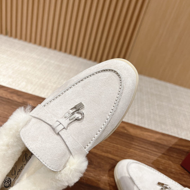 LP SUMMER CHARMS WALK LOAFERS LIGHT GRAY FLEECE