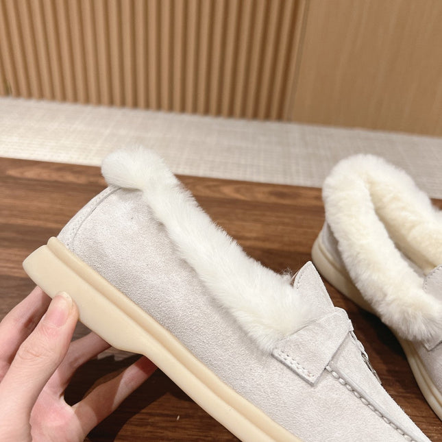 LP SUMMER CHARMS WALK LOAFERS LIGHT GRAY FLEECE