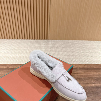 LP SUMMER CHARMS WALK LOAFERS BRIGHT GRAY FLEECE